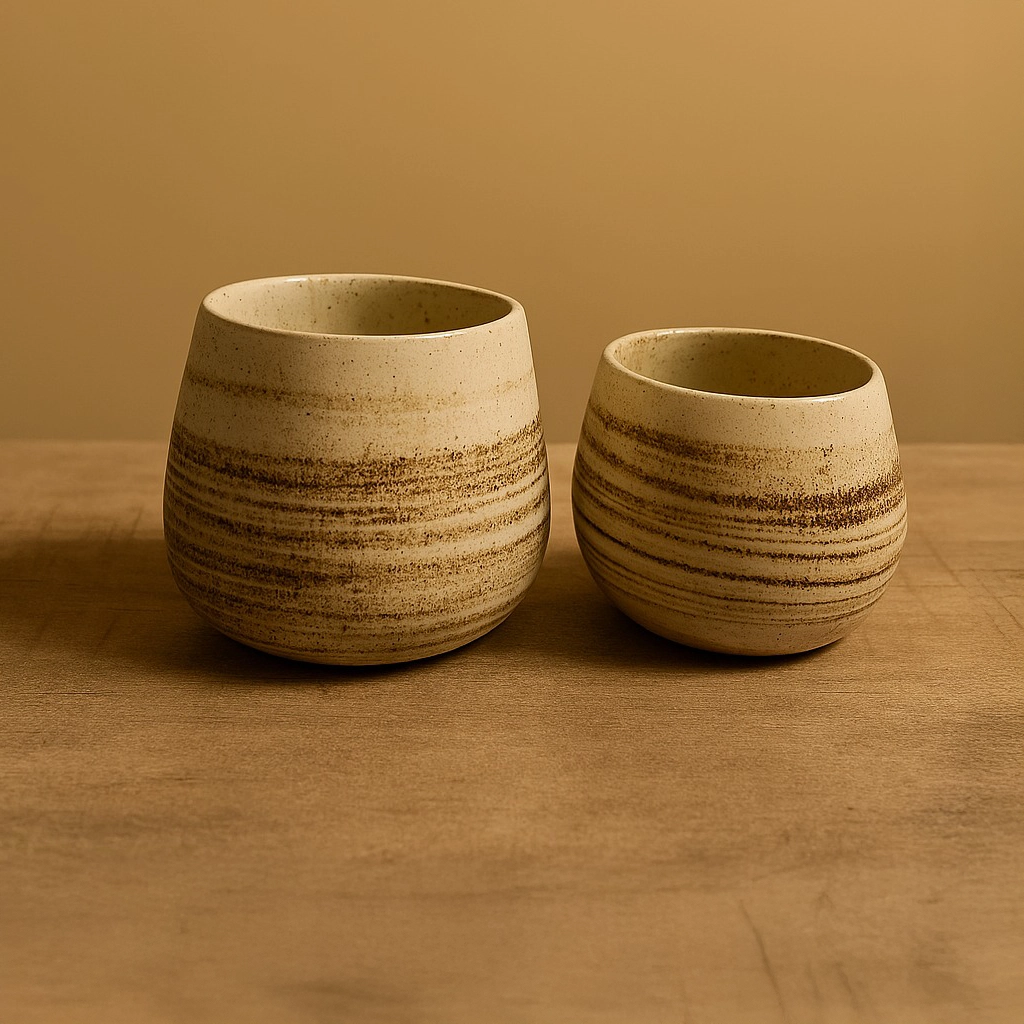 SET CUP 70 ML (2) + COFFEE BAG 8 OZ